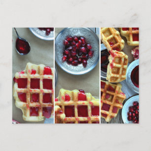 Waffles Postcard
