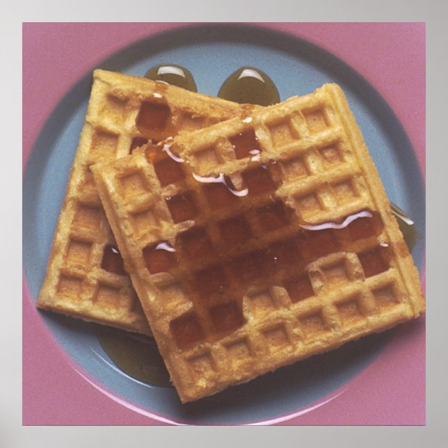 Waffles With Syrup Poster (Front)