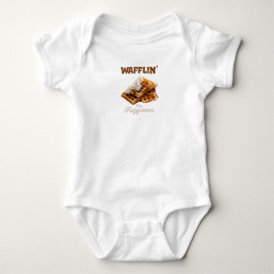 Wafflin’ Into Happiness Baby Bodysuit