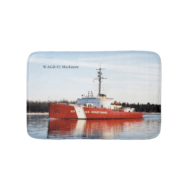 WAGB 83 Mackinaw red bathmat (Front)