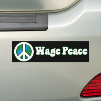 Wage Peace Anti-War Bumper Sticker