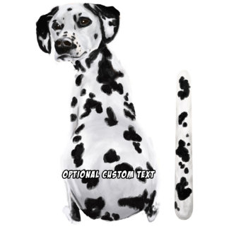 Wagging Wiper Dalmatian Dog Car Decal Sticker
