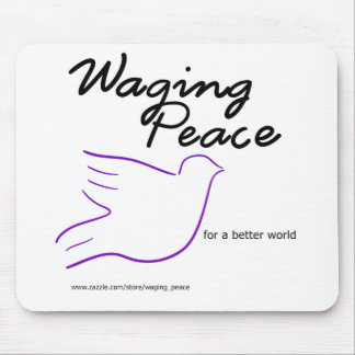 Waging Peace Dove mousepad