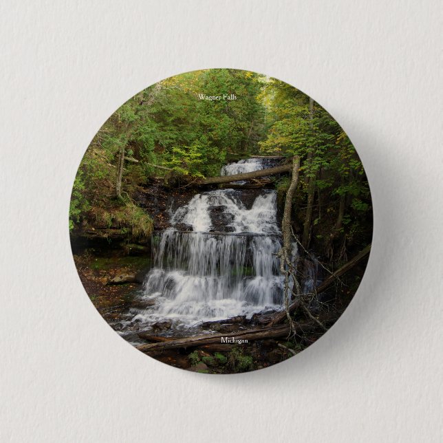 Wagner Falls button (Front)