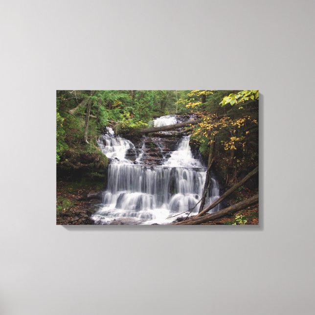 Wagner Falls canvas print (Front)