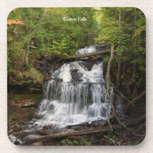 Wagner Falls plastic coaster