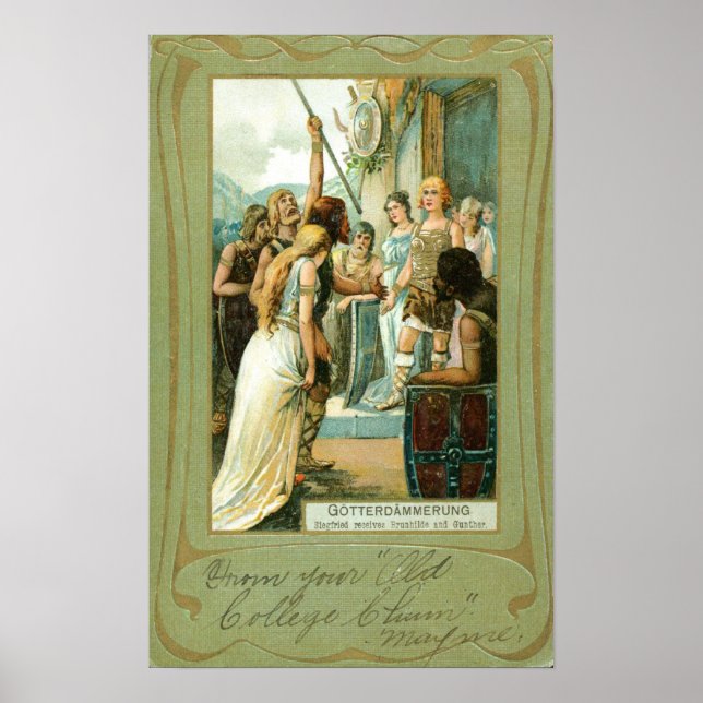 Wagner, Gotterdammerung 1907 Vintage Poster (Front)