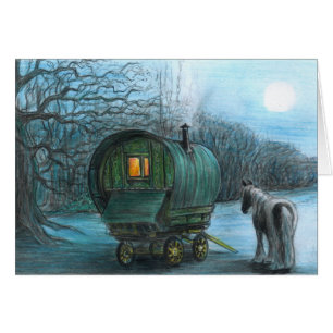 Wagon in the Moonlight