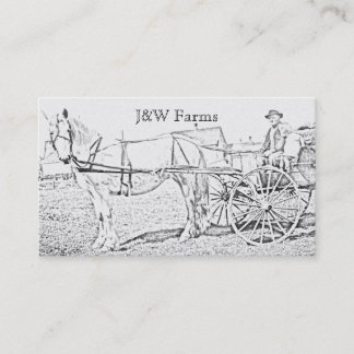 Wagon Ride Business Card