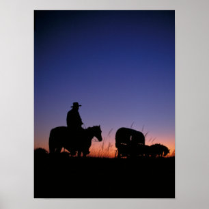 Wagon Train 12 X 16 Photo Poster