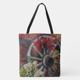 Wagon Wheel 1 All-Over-Print Tote Bag