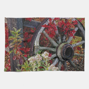 Wagon Wheel 1 Kitchen Towel