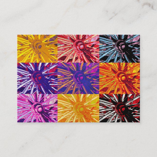 WAGON WHEEL BUSINESS CARD (Front)