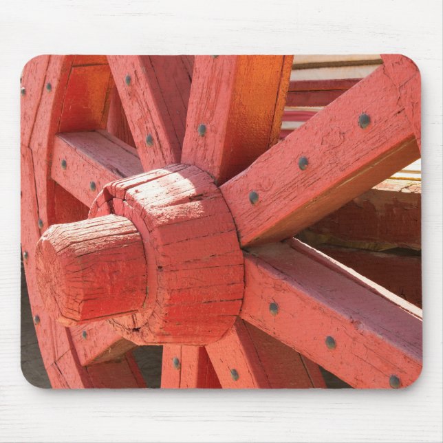 Wagon Wheel Detail Mouse Pad (Front)