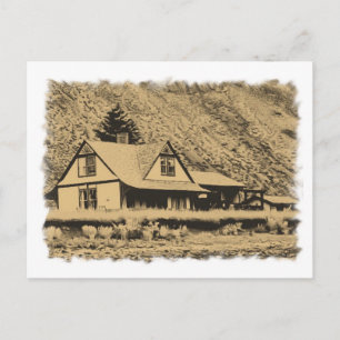 Wagon wheel gap train station postcard