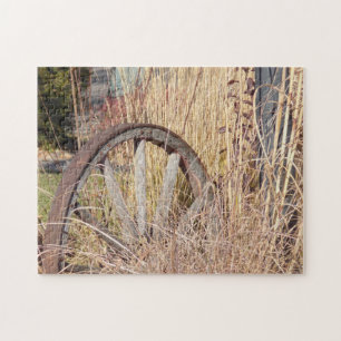 Wagon Wheel Jigsaw Puzzle