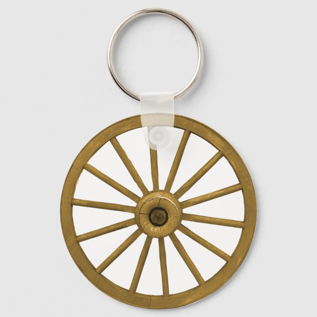 WAGON WHEEL-KEYCHAIN KEY RING (Front)