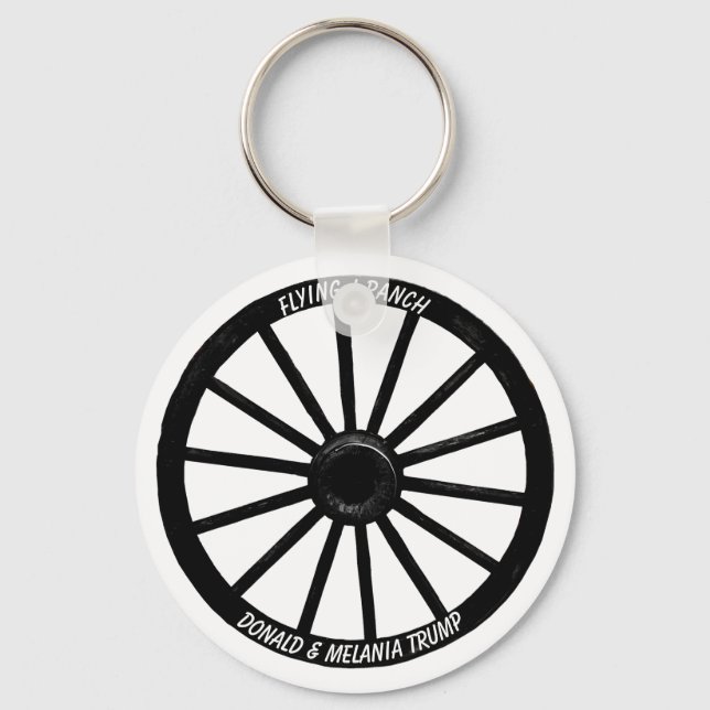 WAGON WHEEL-KEYCHAIN KEY RING (Front)