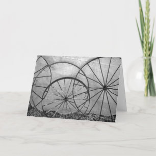 Wagon Wheel Still Life Card
