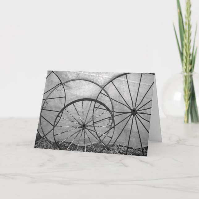 Wagon Wheel Still Life Card (Front)