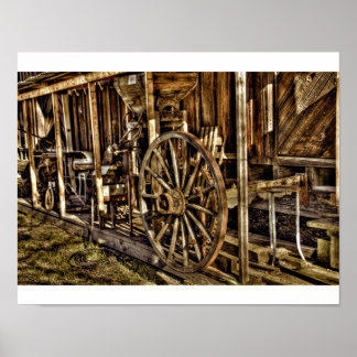 Wagon wheels poster