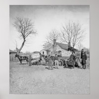 Wagons and camera of Sam A Cooley Photographer