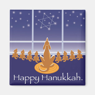 WagsToWishes_Menorah Dogs Magnet