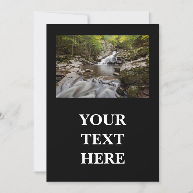 Wahconah Falls Thank You Card - Dalton, MA (Front)