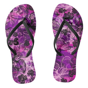 Wahine Lace Hawaiian Orchid Jandals