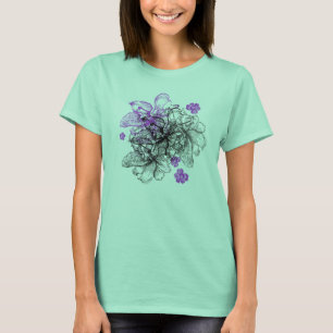 Wahine Lace Hawaiian Orchid T-Shirt