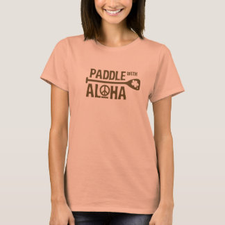 Wahine Paddle with Aloha Burnout Tee