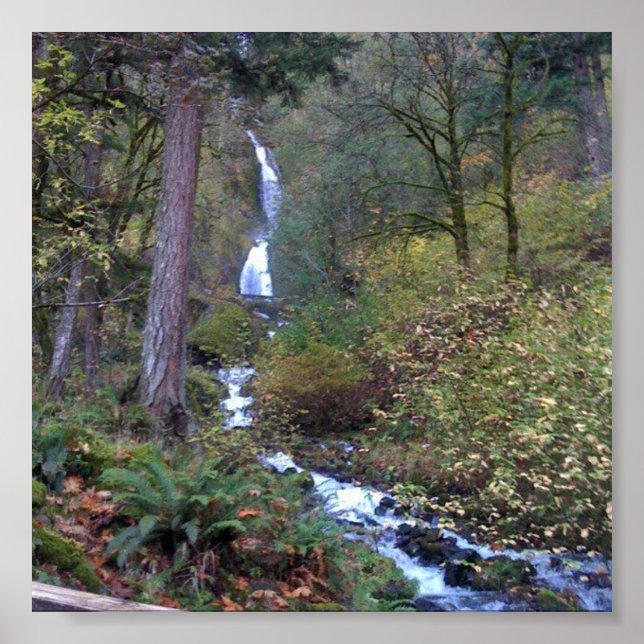 Wahkeena Falls, OR Poster (Front)