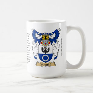 Wahl, the Origin, the Meaning and the Crest Coffee Mug