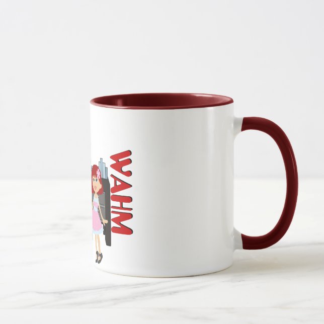 WAHM (Work At Home Mum) Mug (Right)