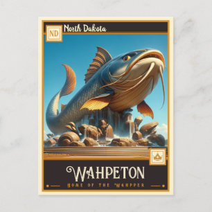 Wahpeton, North Dakota Vintage Postcard