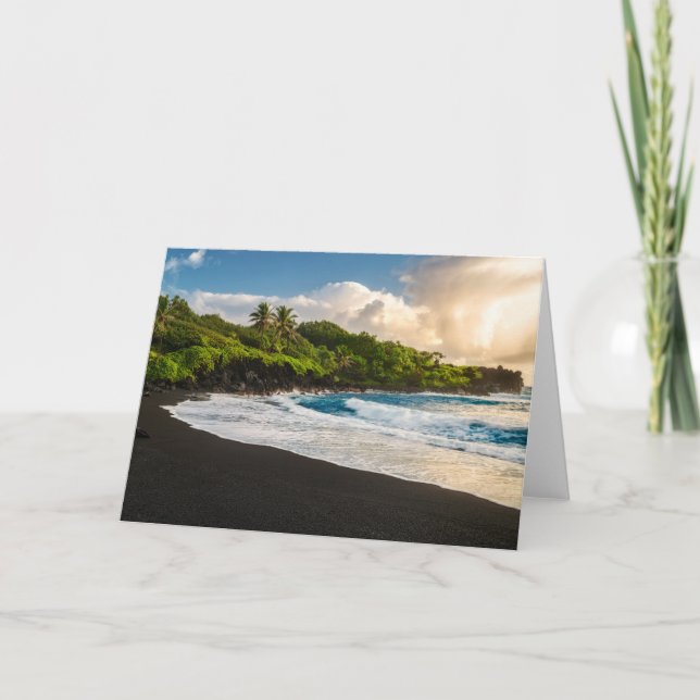 Waianapanapa Beach Card (Front)