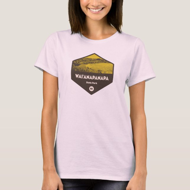 Wai'anapanapa State Park Hawaii T-Shirt (Front)