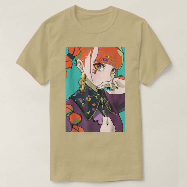 Waifu Anime Girl Shirt Japanese Aesthetic Otaku Gi (Design Front)