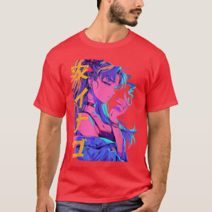 Waifu Anime Horror Girl Aesthetic gift T-Shirt