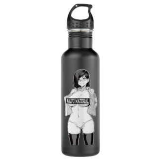 Waifu S icker Anime Classic      710 Ml Water Bottle