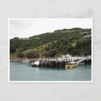 waiheke pier postcard