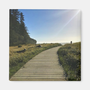 Waikiki Beach, Cape Disappointment, Washington Magnet