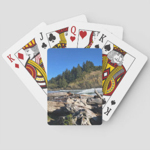 Waikiki Beach, Cape Disappointment, Washington Playing Cards