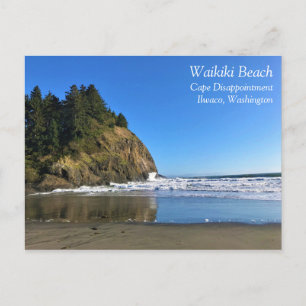 Waikiki Beach, Cape Disappointment, Washington Postcard