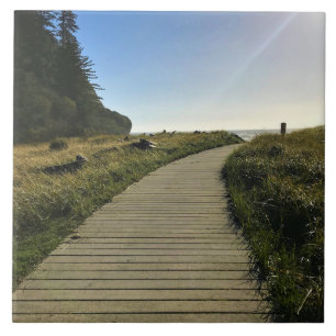 Waikiki Beach, Cape Disappointment, Washington Tile