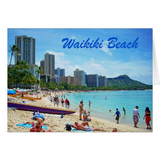 Waikiki Beach Card