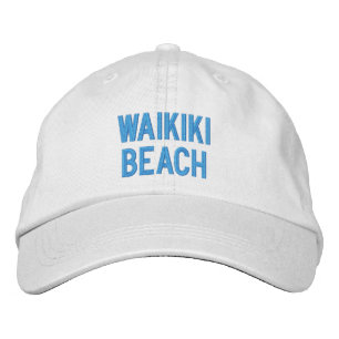 WAIKIKI BEACH EMBROIDERED HAT