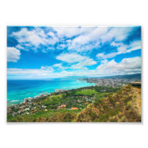 Waikiki Beach from Diamond Head Honolulu