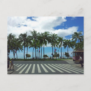 Waikiki Beach Hawaii Postcard