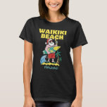 WAIKIKI BEACH HAWAII Santa Christmas Surfing T-Shirt<br><div class="desc">WAIKIKI BEACH HAWAII Santa Christmas Surfing</div>